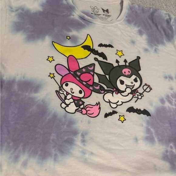 Kuromi x My Melody Halloween Tshirt - Picture 2 of 2